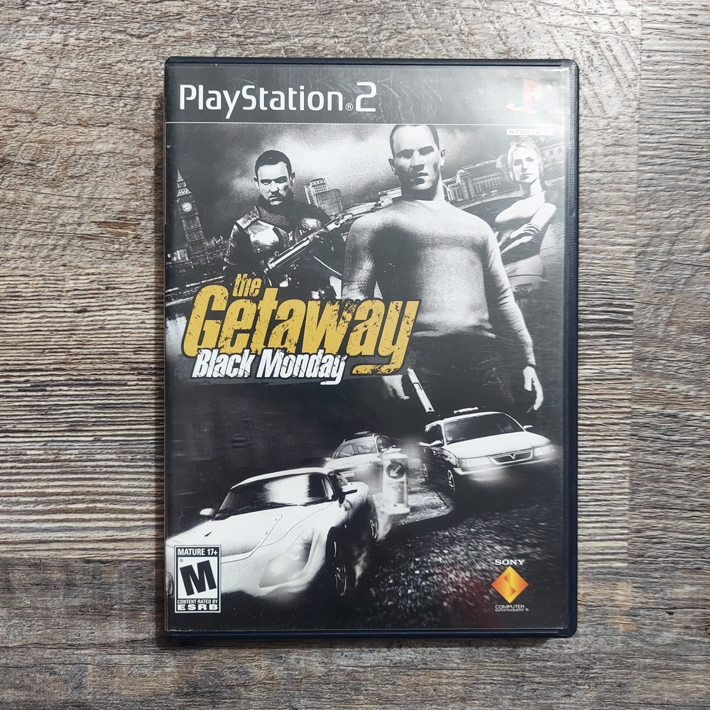 The Getaway Black Monday Sony 2004 PS2 Game Rated M Mature NTSC CIB